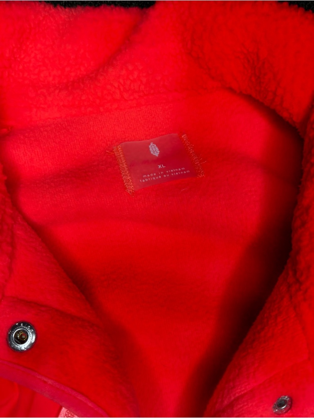 Free People Fleece Jacket - Bright Pink/Orange - Picture 2 of 4